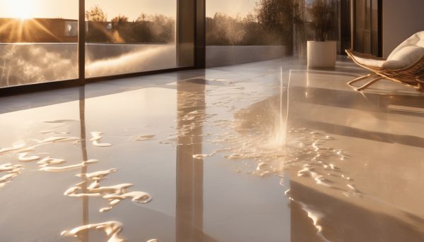 Eau de javel sur terrasse : temps d’action insoupçonné